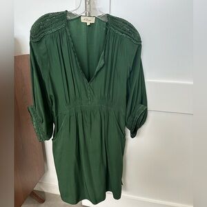 Isabel Marant Étoile Forest Green Designer Dress. Size 1/S..